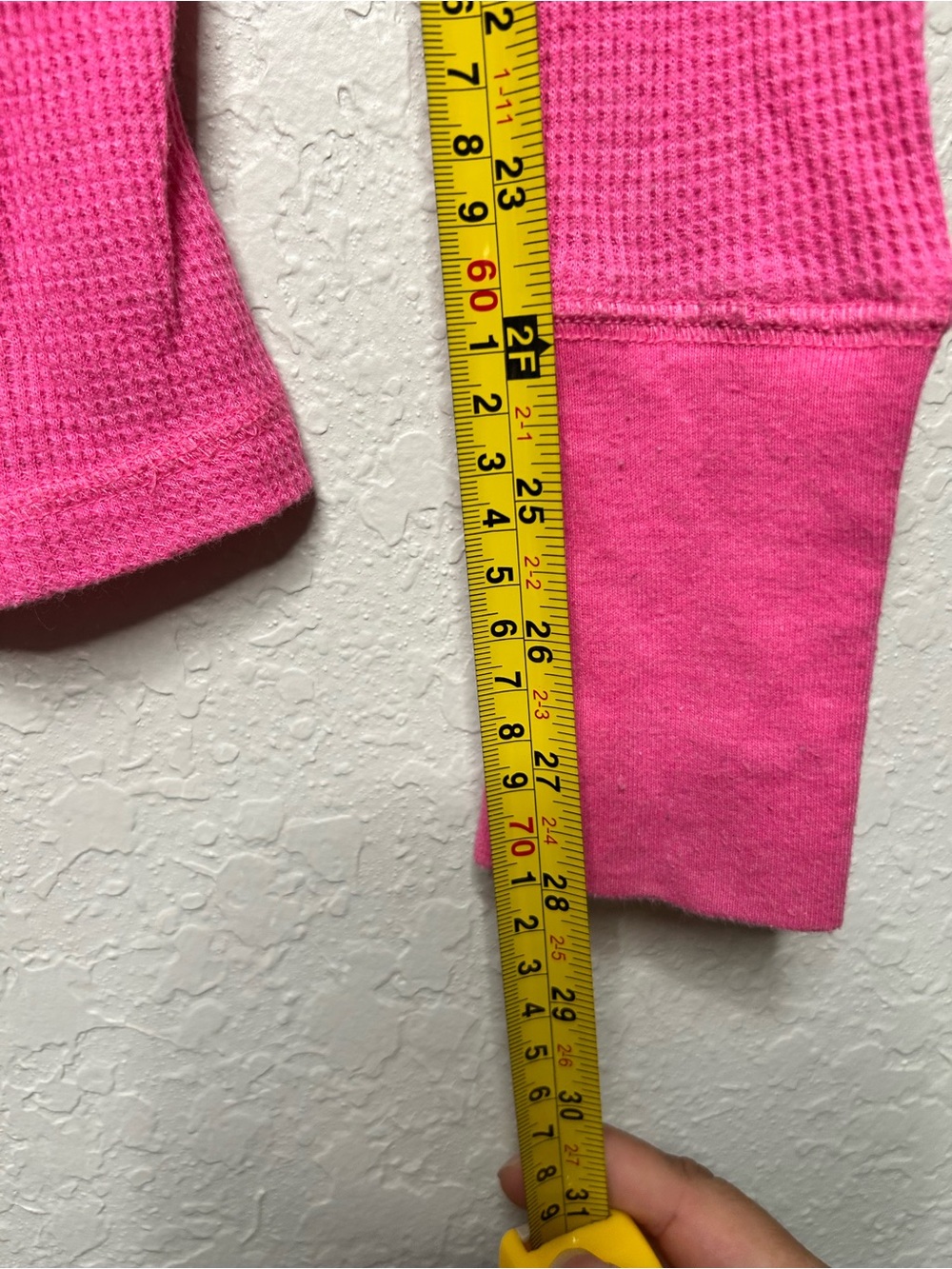 PINK Victoria’s Secret Y2K Thermal Hoodie Top size S - Picture 11 of 12